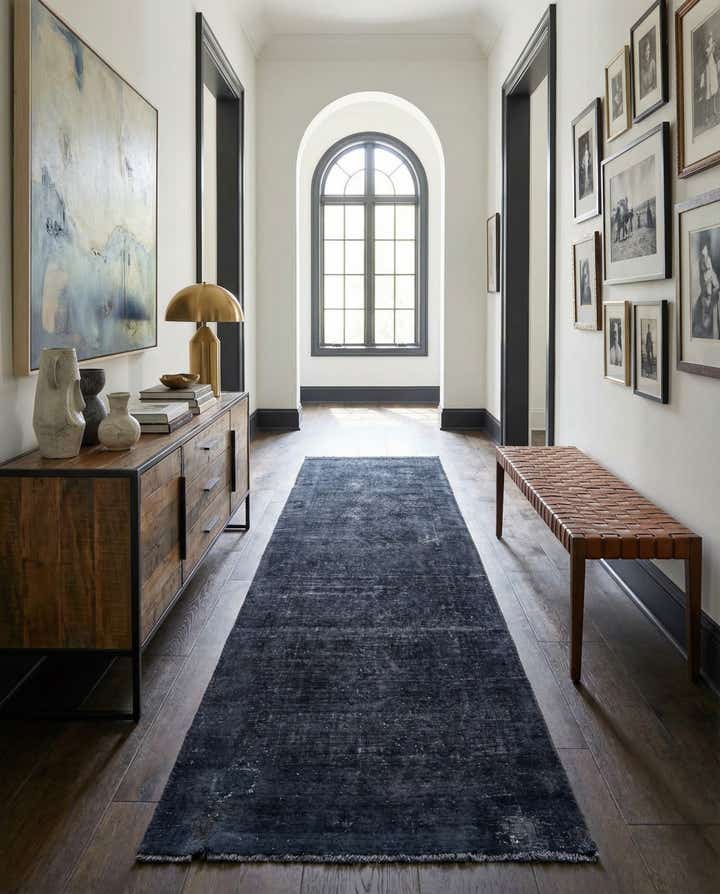 3' 1 x 7' 7 Hand Knotted Ultra Vintage Persian Wool Runner Rug