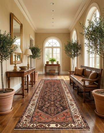 3' 5 x 10' 10 Hamedan Runner Rug