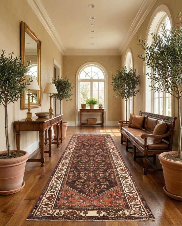 3' 5 x 10' 10 Hamedan Runner Rug