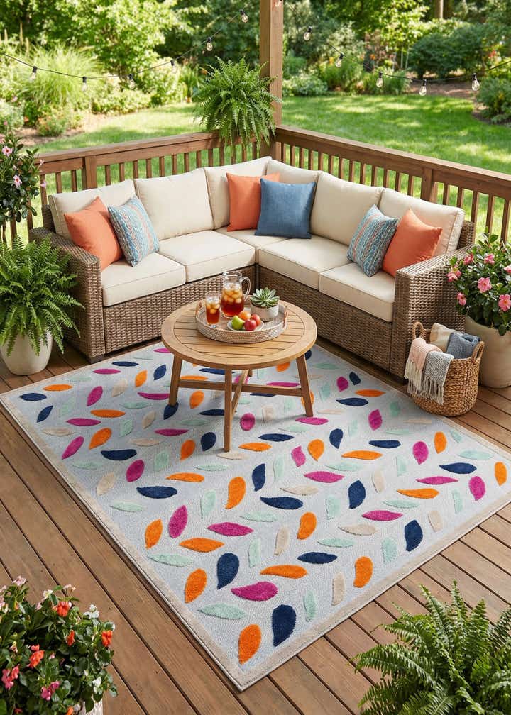 7' 10 x 10' Easy-Clean Aruba Indoor / Outdoor Rug