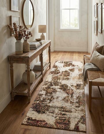 3' x 9' Hand Knotted Ultra Vintage Persian Wool Runner Rug