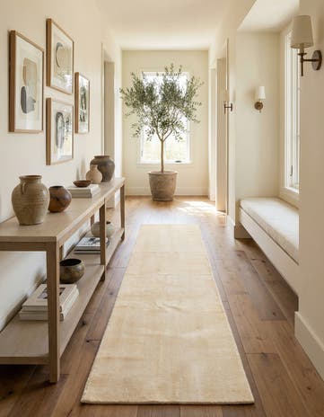 2' 6 x 12' Hand Knotted Modern Ziegler Runner Rug