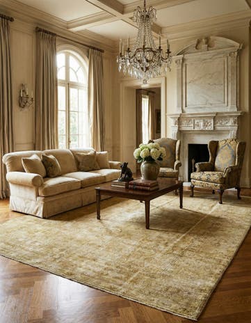 9' 5 x 12' 8 Vintage Royal Wool Rug