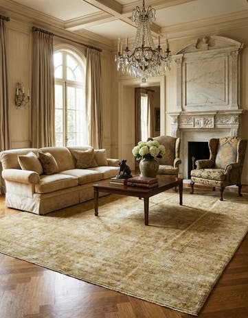 9' 5 x 12' 8 Vintage Royal Wool Rug