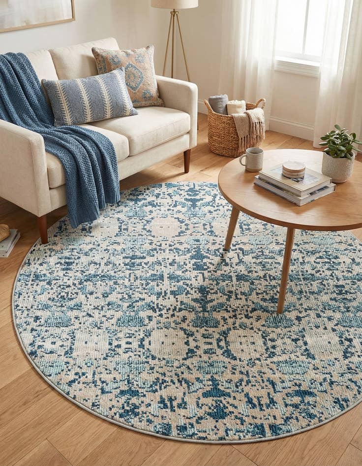 Detail image of 4' x 4' Amulet Round Rug