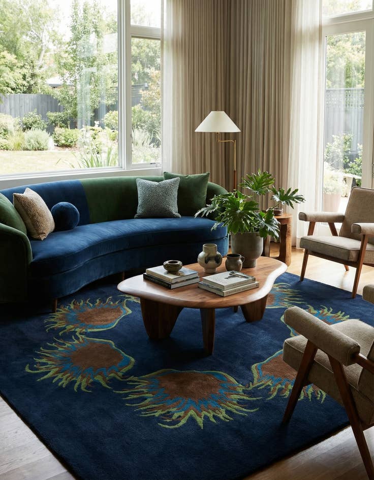 Detail image of 7' 6 x 7' 7 Luna Square Rug