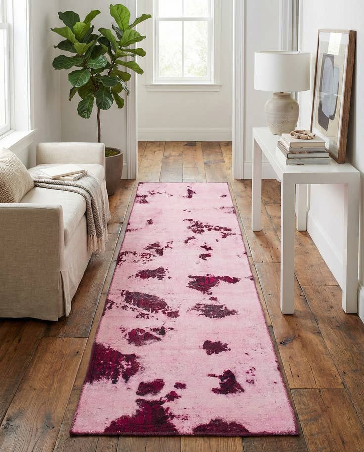 Detail image of 3' 2 x 8' 10 Hand Knotted Ultra Vintage Persian Wool Runner Rug