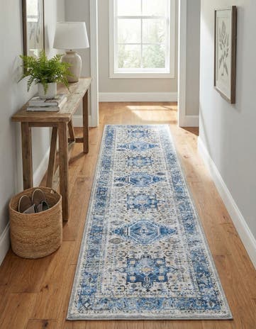 2' x 8' Washable Yara Runner Rug