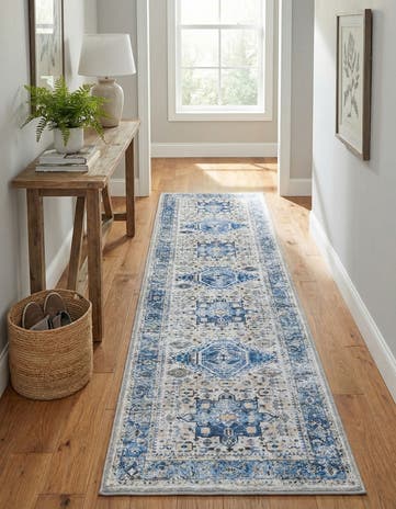 2' x 8' Washable Yara Runner Rug