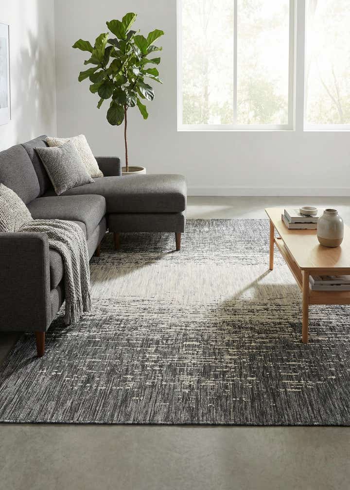 6' x 9' Easy-Clean Modern Indoor / Outdoor Rug