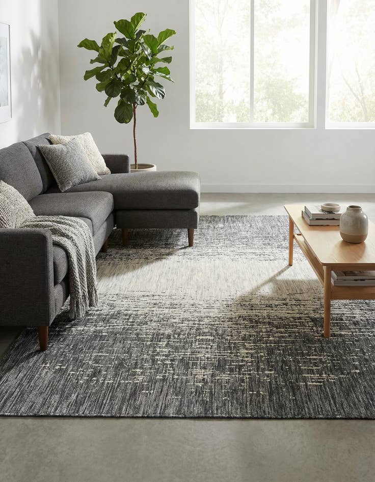 Detail image of 6' x 9' Easy-Clean Modern Indoor / Outdoor Rug