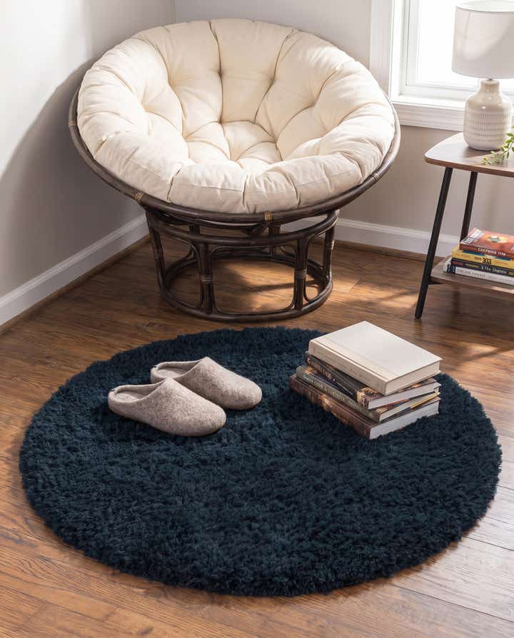 100cm x 100cm Infinity Shag Tapis Rond