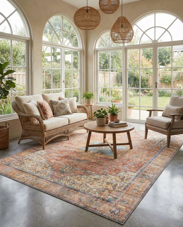 8' 4 x 12' Washable Timeless Rug