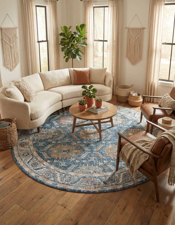 Detail image of  12' x 12' Nyla Round Rug