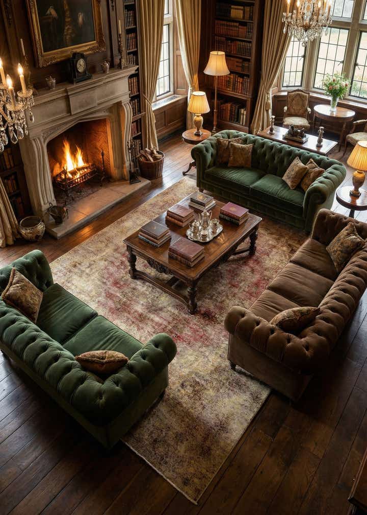 9' 1 x 12' 10 Vintage Royal Wool Rug