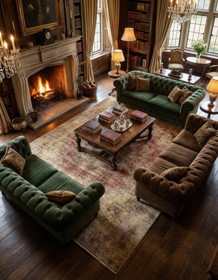 Detail image of 9' 1 x 12' 10 Vintage Royal Wool Rug