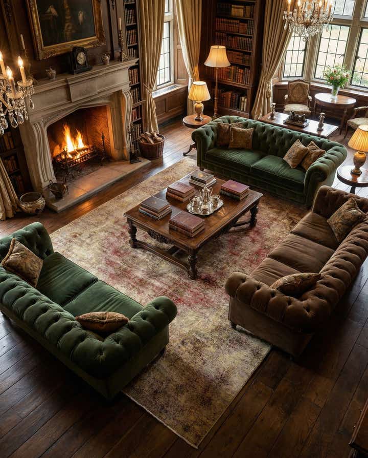 9' 1 x 12' 10 Vintage Royal Wool Rug