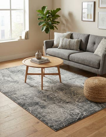 Dark Gray Monte Carlo Rug