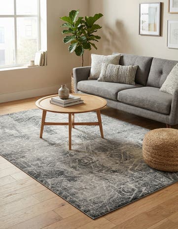 Dark Gray Monte Carlo Rug