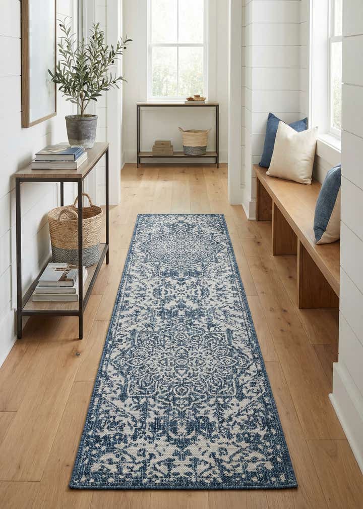 2' x 8' Easy-Clean Jill Zarin Dubai Indoor / Outdoor Runner Rug