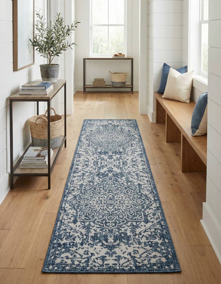 Detail image of 2' x 8' Easy-Clean Jill Zarin Dubai Indoor / Outdoor Runner Rug