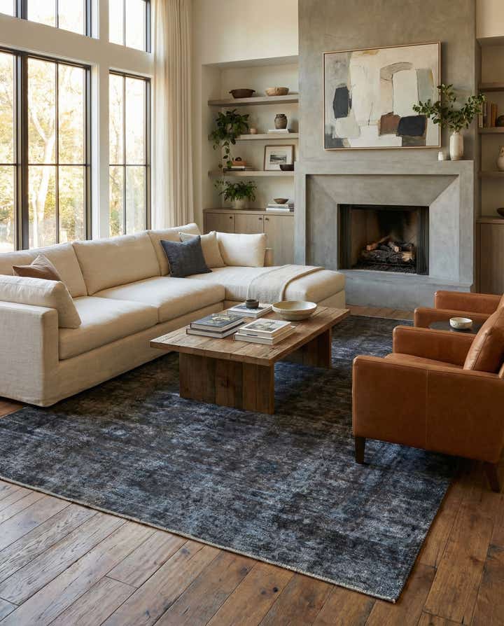 8' 9 x 10' 2 Hand Knotted Ultra Vintage Persian Wool Rug