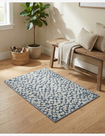 2' x 3' 1 Easy-Clean Safari Indoor / Outdoor Rug