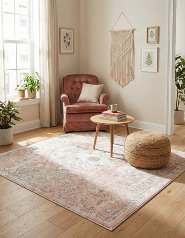 5' 3 x 5' 3 Madeline Vintage Square Rug