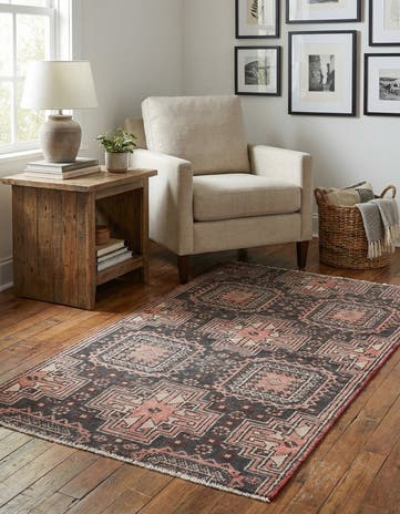 2' 8 x 4' 8 Hand Knotted Ultra Vintage Persian Wool Rug
