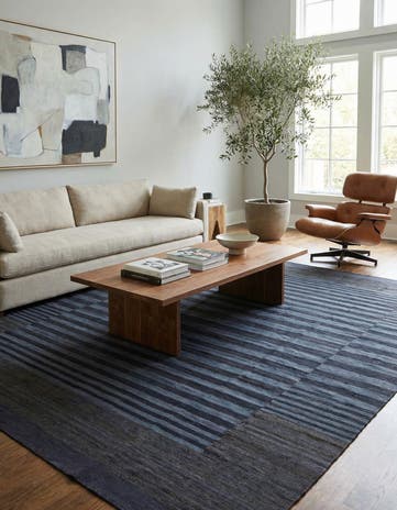 7' 10 x 9' 8 Hand Woven Kilim Modern Wool Rug