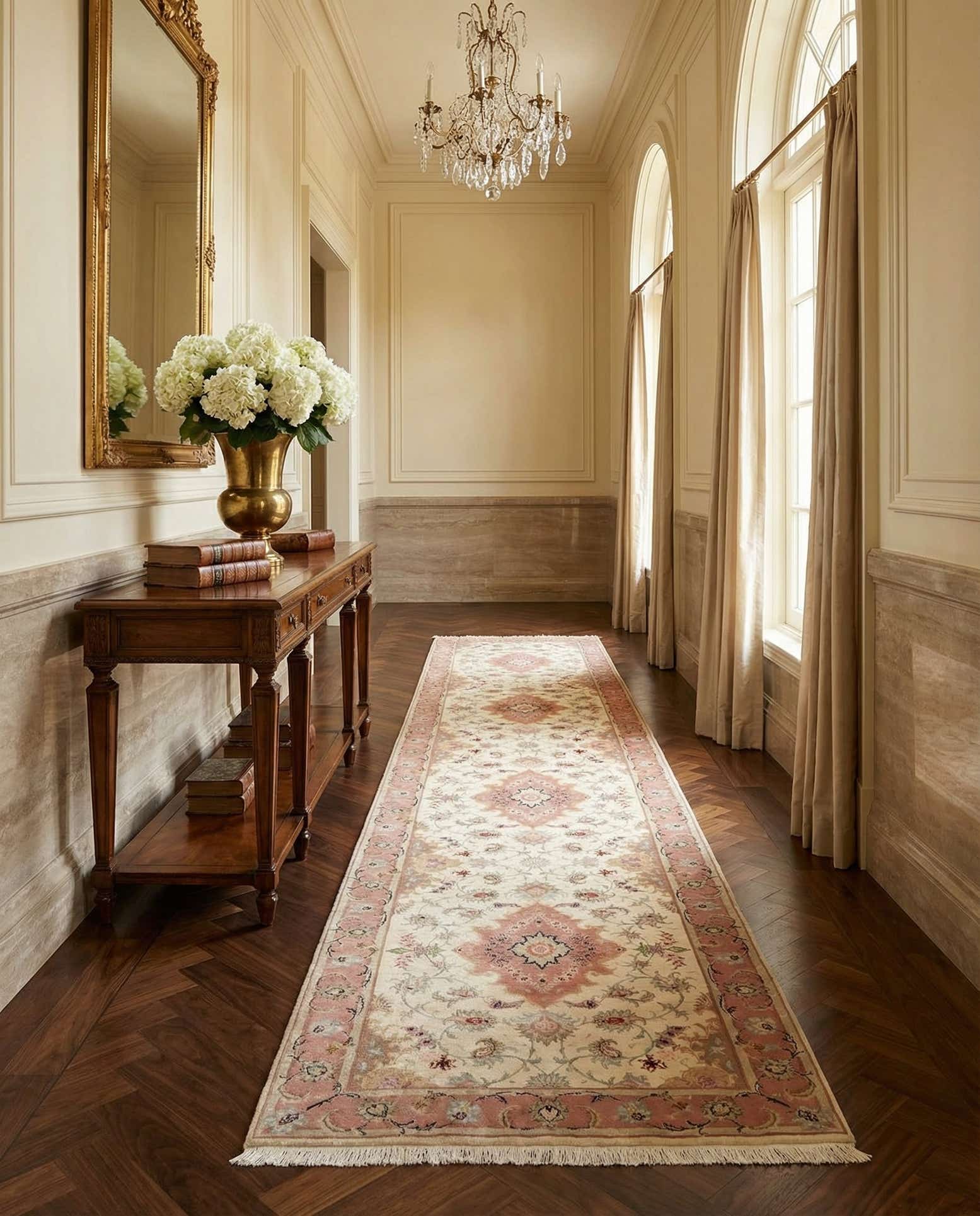 2' 9 x 13' 3 Tabriz Runner Rug