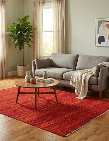 4' 2 x 6' Hand Woven Kilim Modern Wool Rug