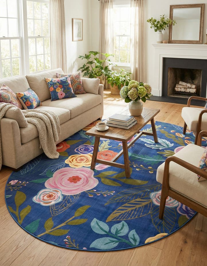 7' 10 x 10' Blossom Oval Rug