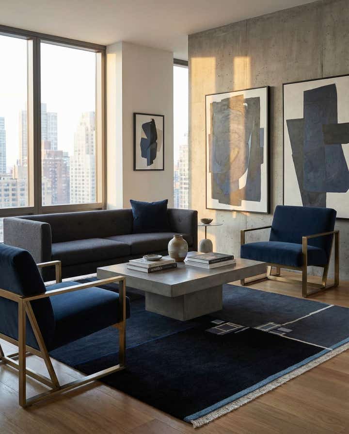 5' x 6' 7 Hand Knotted Tibet Wool Rug