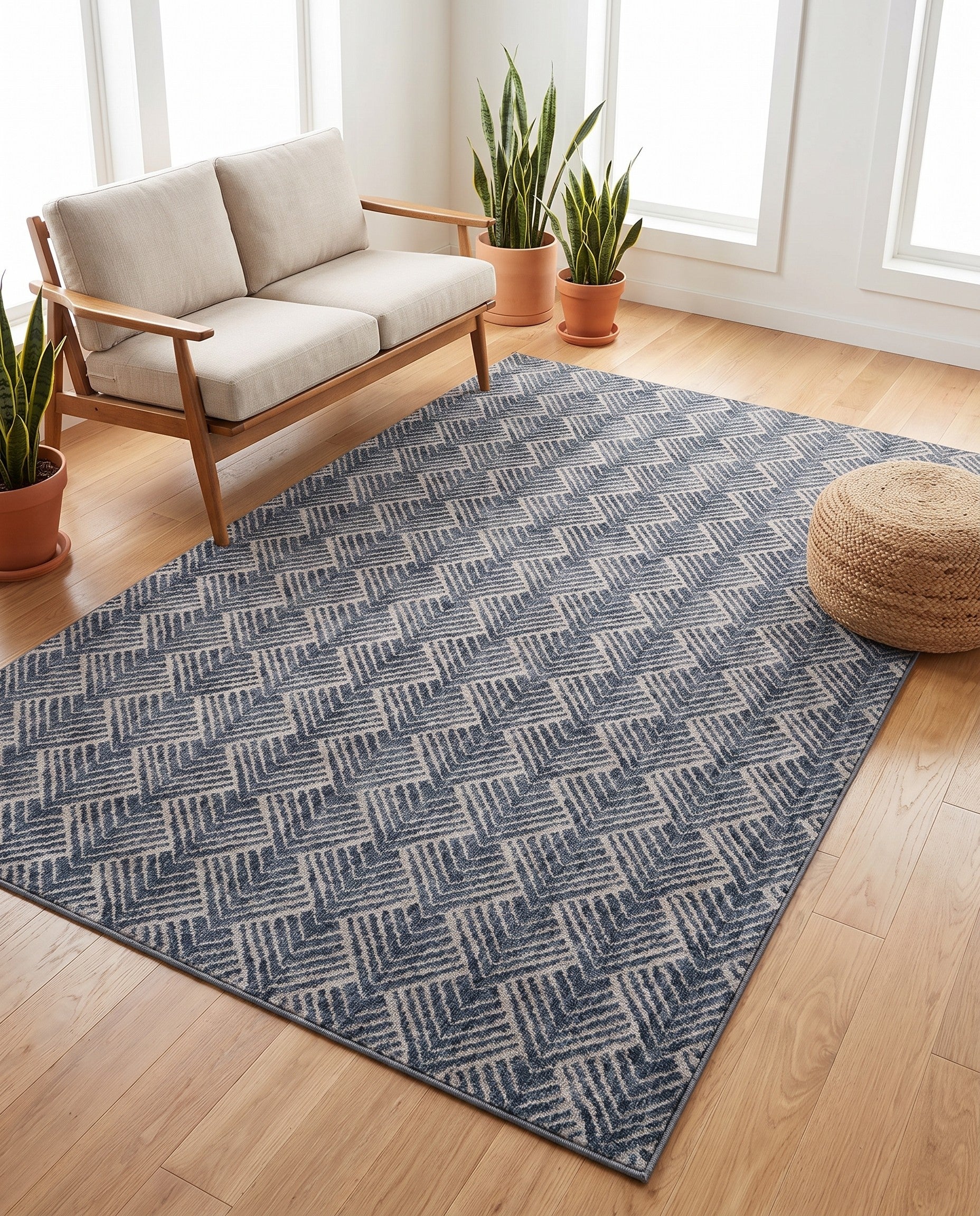 5' 3 x 8' Eco Trellis Rug