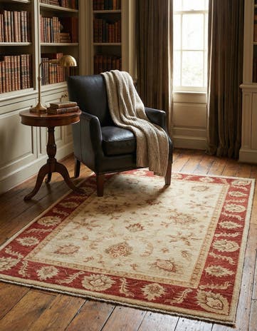 3' 3 x 5' 2 Hand Knotted Peshawar Ziegler Rug