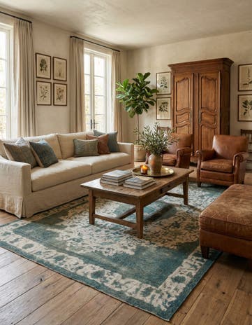 9' 6 x 12' 9 Hand Knotted Ultra Vintage Persian Wool Rug