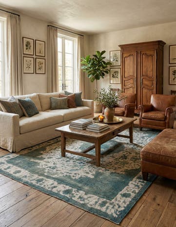 9' 6 x 12' 9 Hand Knotted Ultra Vintage Persian Wool Rug
