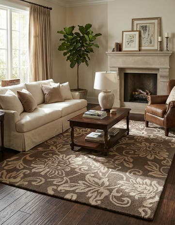 5' 1 x 8' Agra Wool Rug