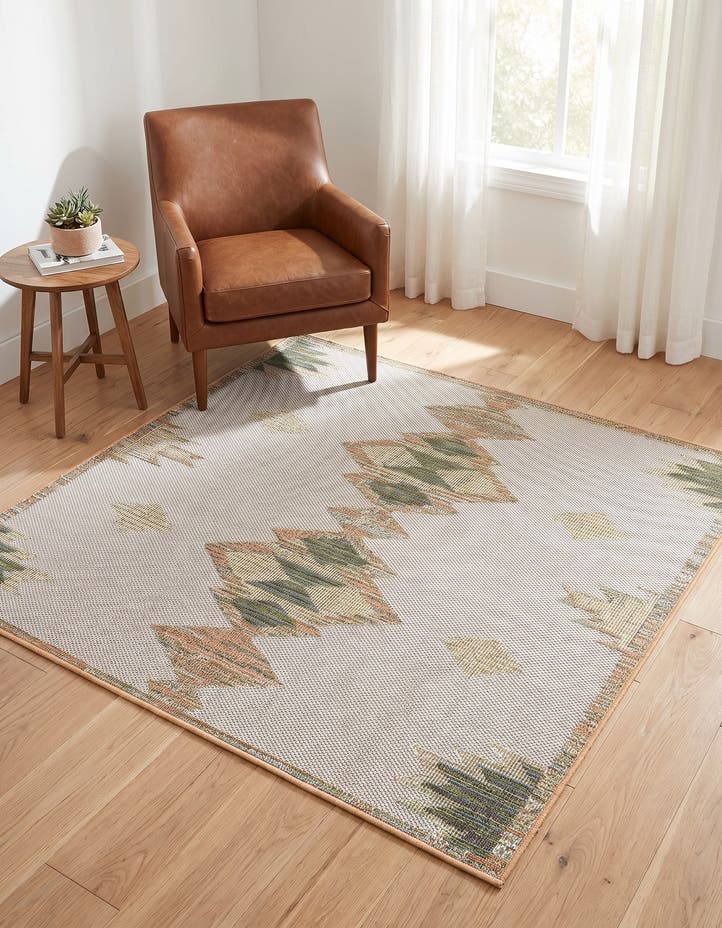 5' 3 x 5' 3 Easy-Clean Baja Indoor / Outdoor S...