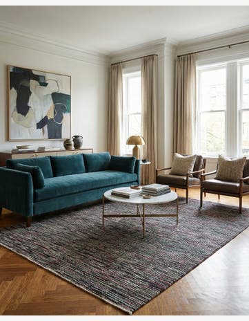 6' 8 x 10' Hand Knotted Darya Wool Rug