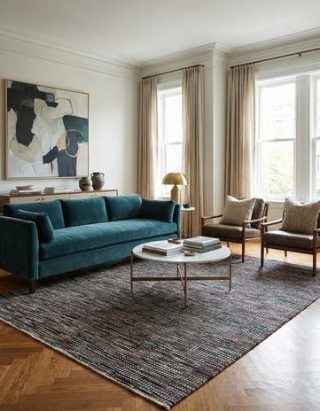 6' 8 x 10' Hand Knotted Darya Wool Rug