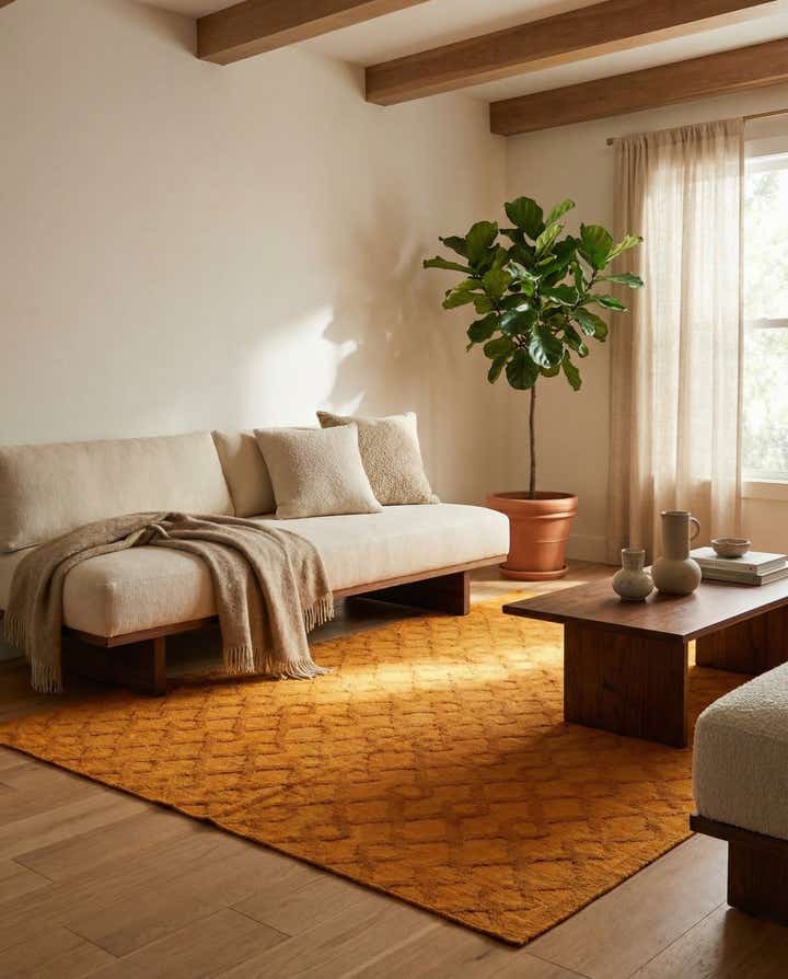 205cm x 290cm Handgewebt Kilim Modern Wolle Teppich