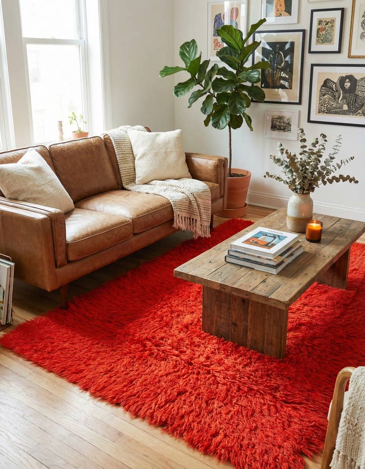 Detail image of  3' 1 x 5' 3  Hand Knotted Moroccan Wool Rug