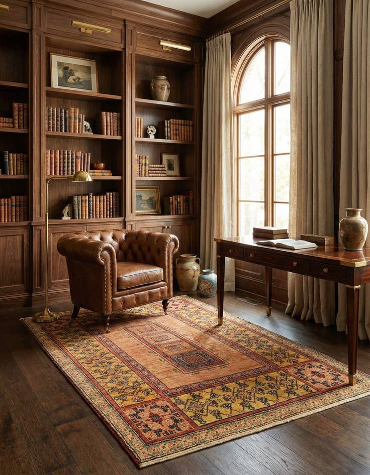 Detail image of 3' 7 x 5' 3 Kashkuli Wool Rug