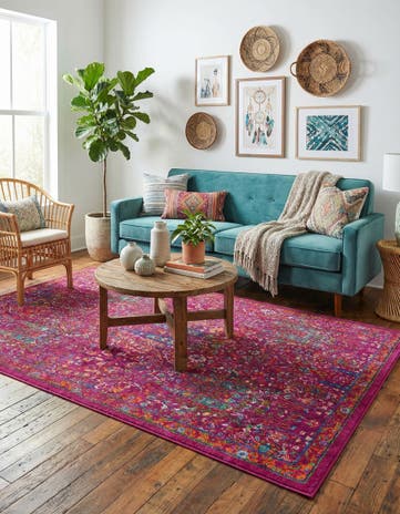 Pink Calypso Rug