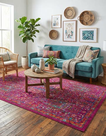 Pink Calypso Rug
