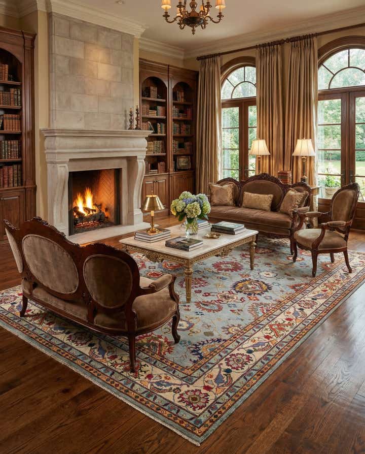 8' 2 x 11' 2 Hand Knotted Peshawar Ziegler Rug