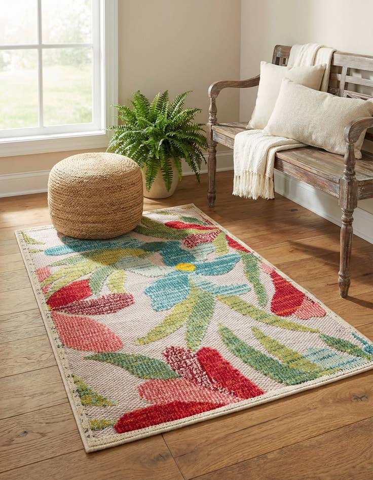 Detail image of  2' x 3'  Washable Casablanca Indoor / Outdoor Rug