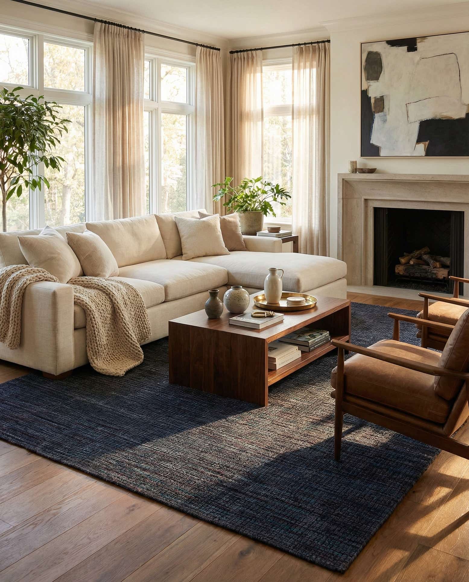 7' 9 x 10' 4 Hand Knotted Darya Wool Rug